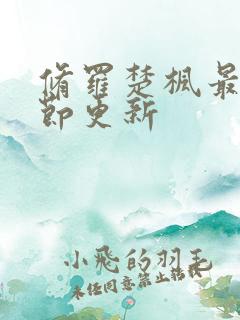 修罗楚枫最新章节更新