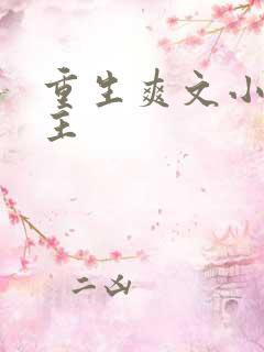 重生爽文小说女主