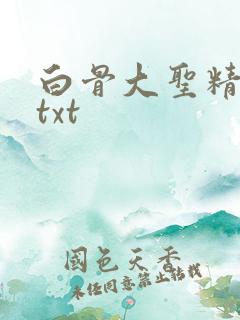 白骨大圣精校版txt