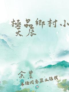 极品乡村小神医 天辰