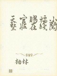 天官赐福小说完整版在线阅读