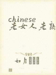 chinese老女人老熟妇he