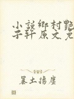 小说乡村艳妇顾子轩原文免费阅读