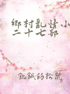 乡村乱情小雷第二十七部