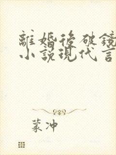 离婚后破镜重圆小说现代言情