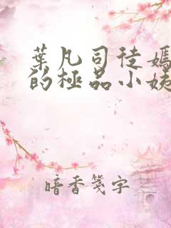叶凡司徒嫣然我的极品小姨完整