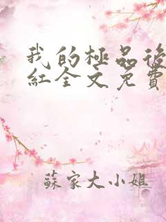 我的极品后妈萧红全文免费阅读