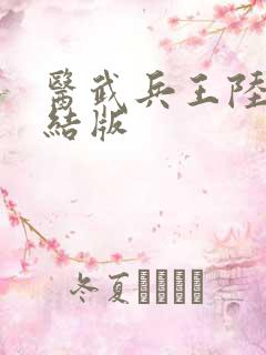 医武兵王陆轩完结版