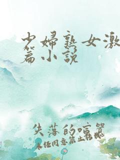 少妇熟女激情短篇小说