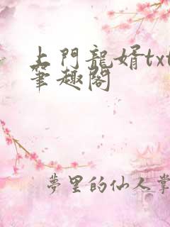 上门龙婿txt笔趣阁