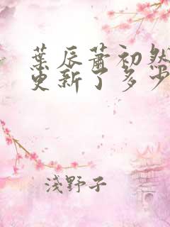 叶辰萧初然最快更新了多少章
