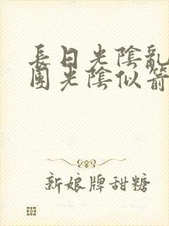 长日光阴乱作一团光阴似箭