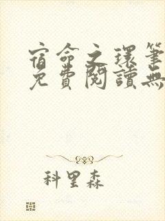 宿命之环笔趣阁免费阅读无弹窗