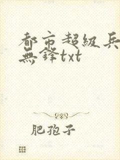 都市超级兵王李无锋txt