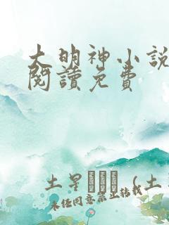 大明神小说在线阅读免费