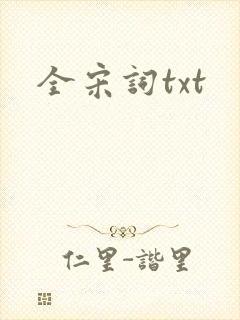 全宋词txt