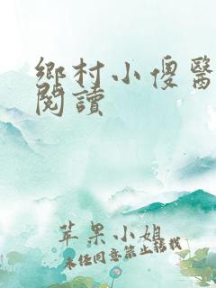 乡村小傻医免费阅读