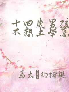十四岁男孩叛逆不想上学怎么办