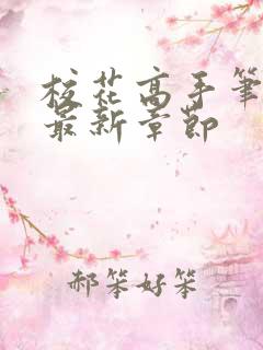校花高手笔趣阁最新章节