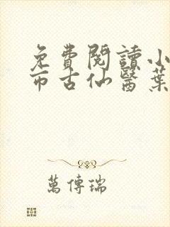 免费阅读小说都市古仙医叶不凡