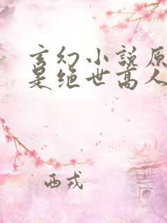 玄幻小说原来我是绝世高人