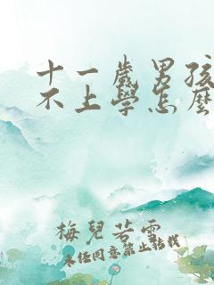 十一岁男孩叛逆不上学怎么办