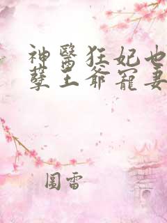 神医狂妃也:妖孽王爷宠妻无度