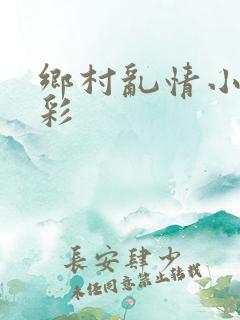 乡村乱情小雷小彩