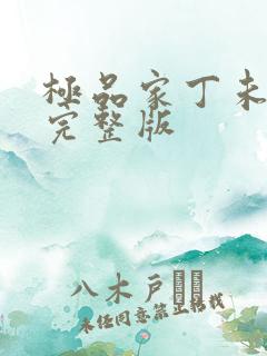 极品家丁未删减完整版
