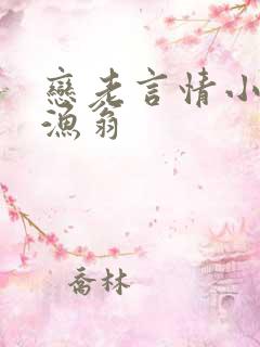 恋老言情小说老渔翁