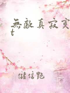 无敌真寂寞txt