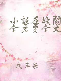 小说在线阅读大全免费全文