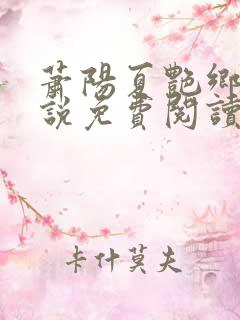 萧阳夏艳乡村小说免费阅读