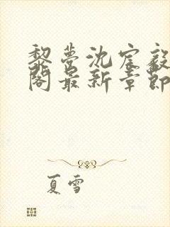 黎梦沈宸毅笔趣阁最新章节更新