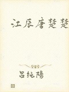 江辰唐楚楚正版