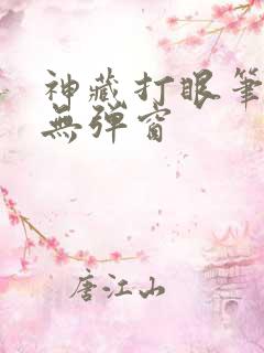 神藏打眼笔趣阁无弹窗
