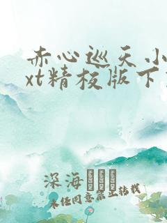 赤心巡天小说txt精校版下载