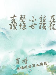 有声小说在线阅读绝世强龙