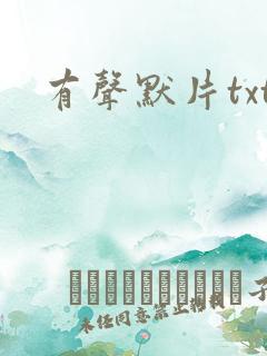 有声默片txt