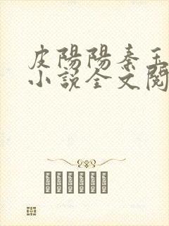 皮阳阳秦玉洁的小说全文阅读1