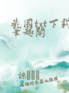 藏国txt下载笔趣阁