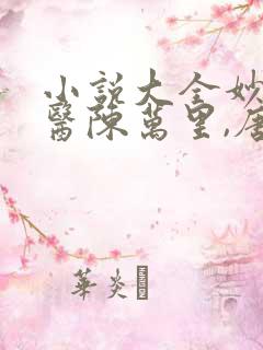 小说大全妙手龙医陈万里,唐嫣然