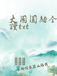 大团圆结全文阅读txt