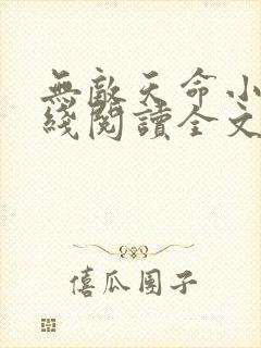 无敌天命小说在线阅读全文