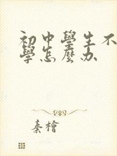 初中学生不想上学怎么办