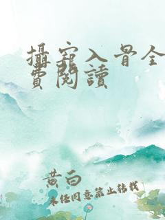 摄宠入骨全文免费阅读