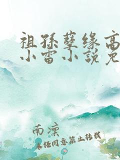 祖孙孽缘高爱敏小雷小说免费阅读