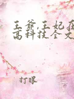 王爷,王妃在玩高科技全文免费阅读