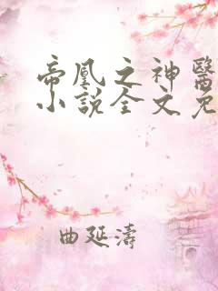 帝凰之神医弃妃小说全文免费阅读