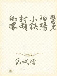 乡村小神医透视眼赵铁阳免费阅读